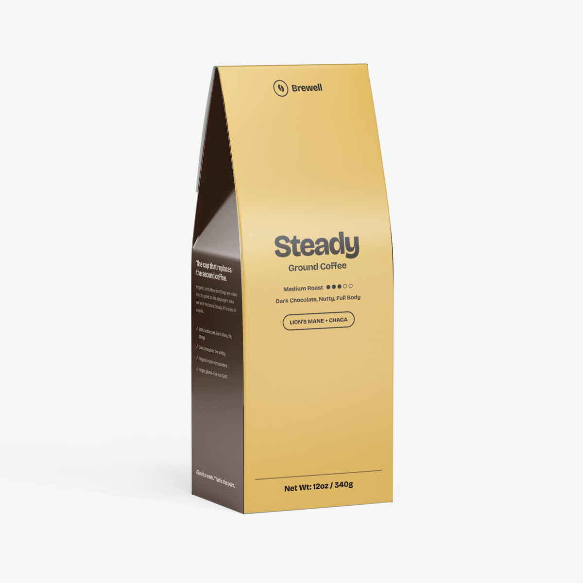 Steady - Adaptogen Mushroom Coffee (3 bags)